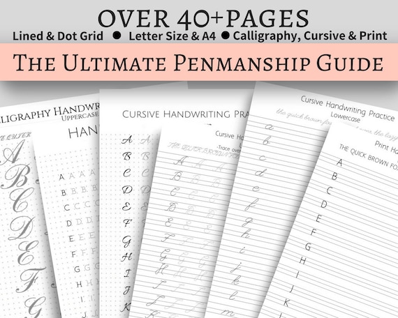 Ultimate Penmanship Complete Printable Handwriting Practice Sheets