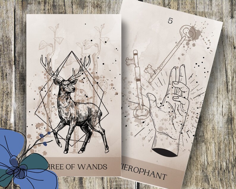 Le Noir Tarot Digital Tarot Cards, Printable Tarot Cards, Wicca ...