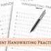 Print Handwriting Practice Sheets 5mm Dot Grid for Bullet | Etsy