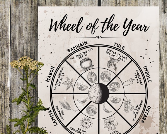 Make Your Own Wheel of the Year  Witches wheel, Witchcraft diy