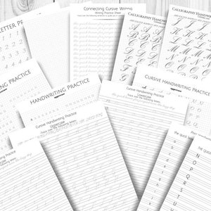 Ultimate Penmanship Complete Printable Handwriting Practice Sheets ...