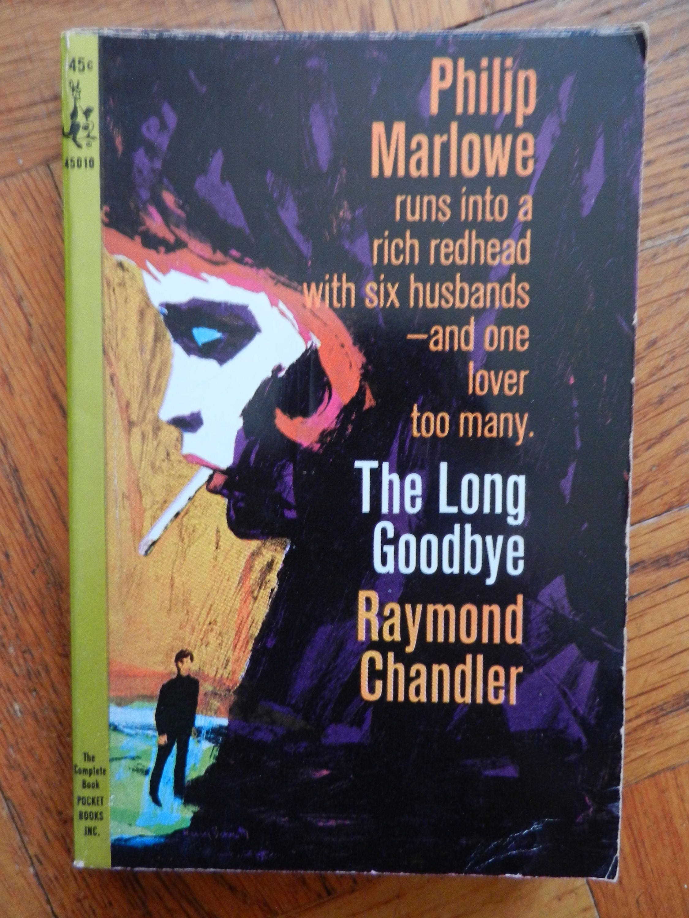 Vintage 60's the Long Goodbye Raymond Chandler Softcover