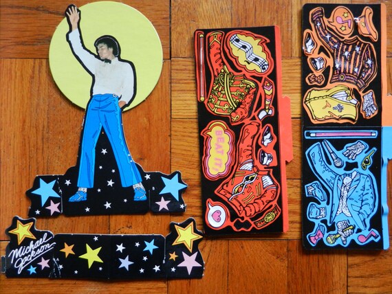 Awesome 80's Michael Jackson Colorform Set - Etsy