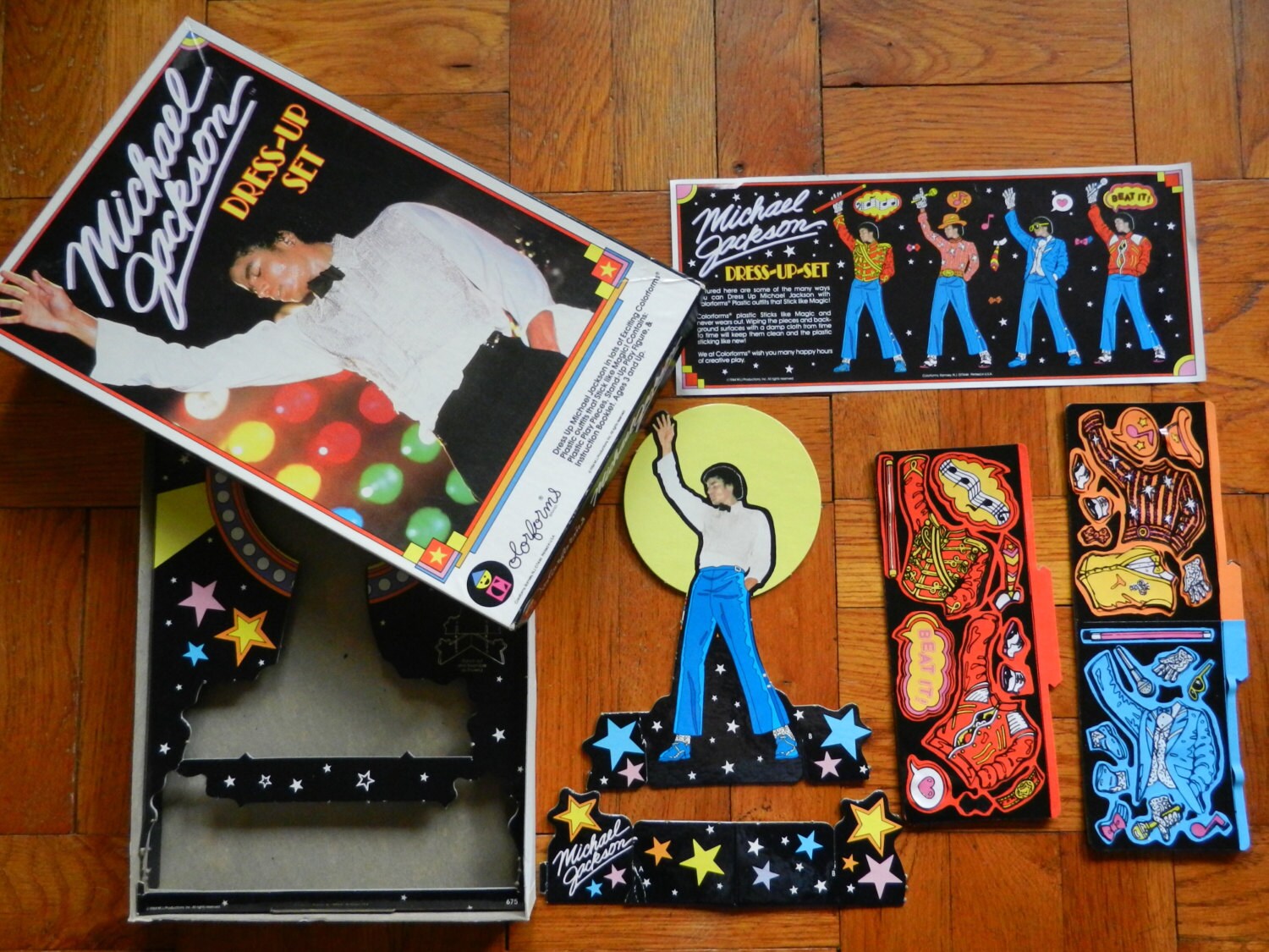 Awesome 80's Michael Jackson Colorform Set - Etsy