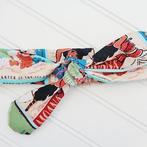 DONNA Knotted Headband - Moana Collage