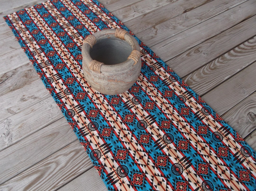 Blue Dreamcatcher Quilted Table Runner GFTONL4663