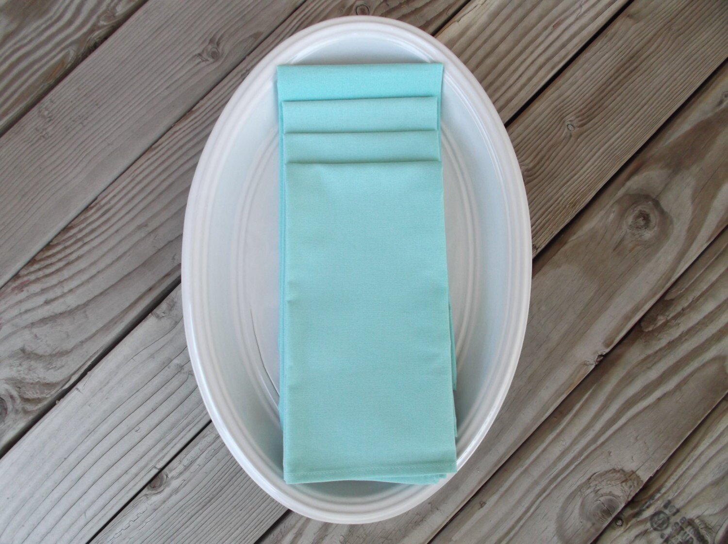 Ice Blue Fabric Napkins Cotton Napkins Handmade Napkins Etsy