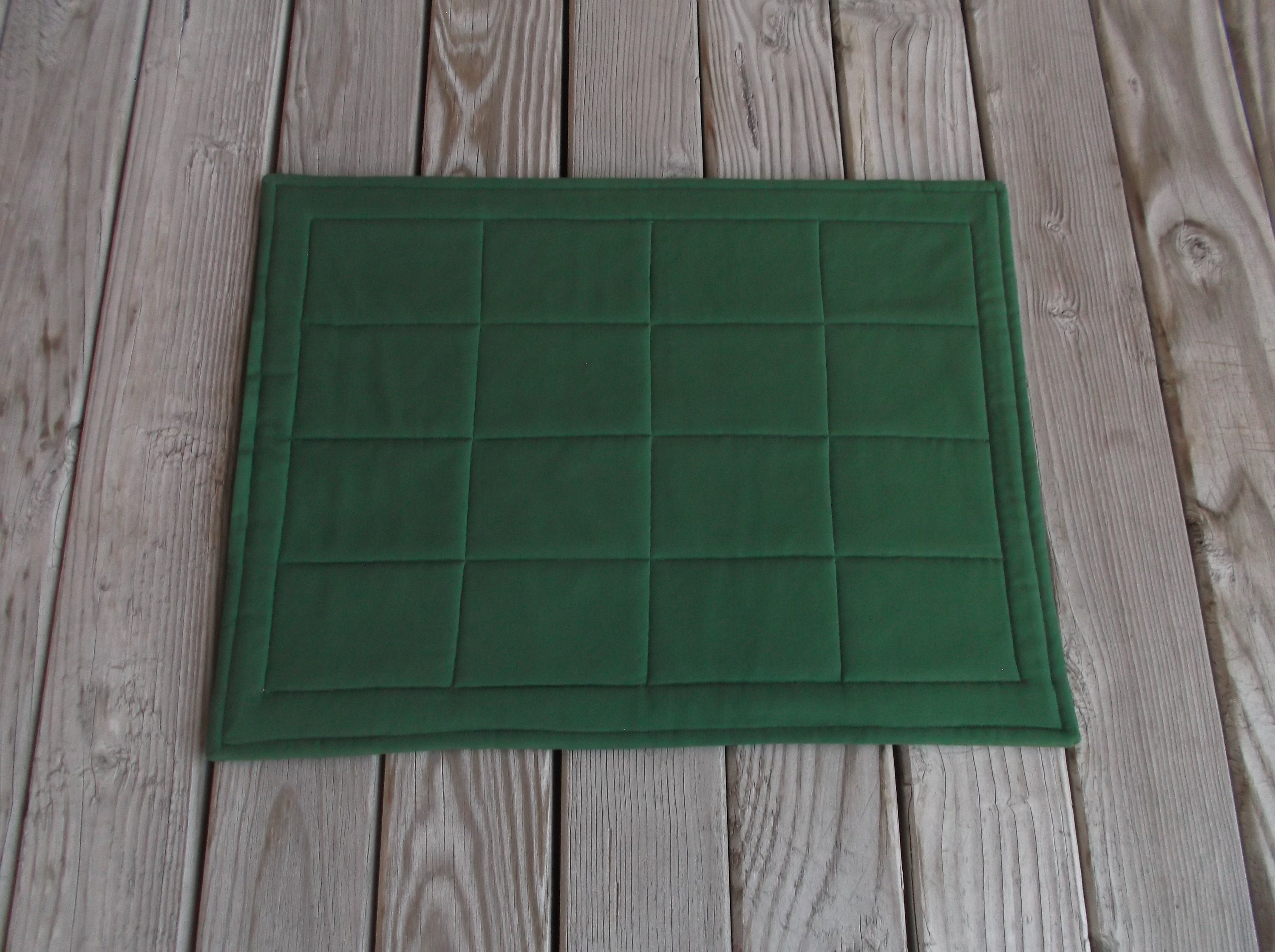 French Country Cotton Quilted Rectangle Placemats, Poultry Lover