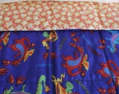 CLEARANCE SALE...Dragon childs quilt, baby quilt, toddler quilt, crib quilt, handmade quilt, nursery