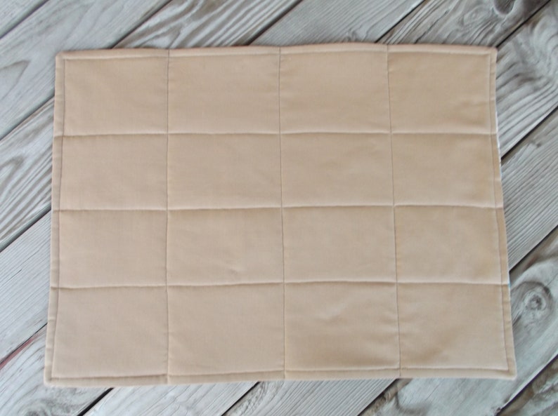 quilted placemats set of 8 nature decor table decor Botanical fabric placemats handmade placemats table linens