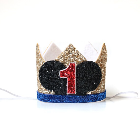 Mickey mouse 1st birthday crown deals