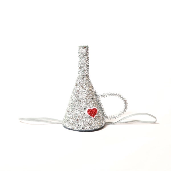 Tin man funnel hat with heart- Wizard of Oz Costume hair accessory- Halloween costume