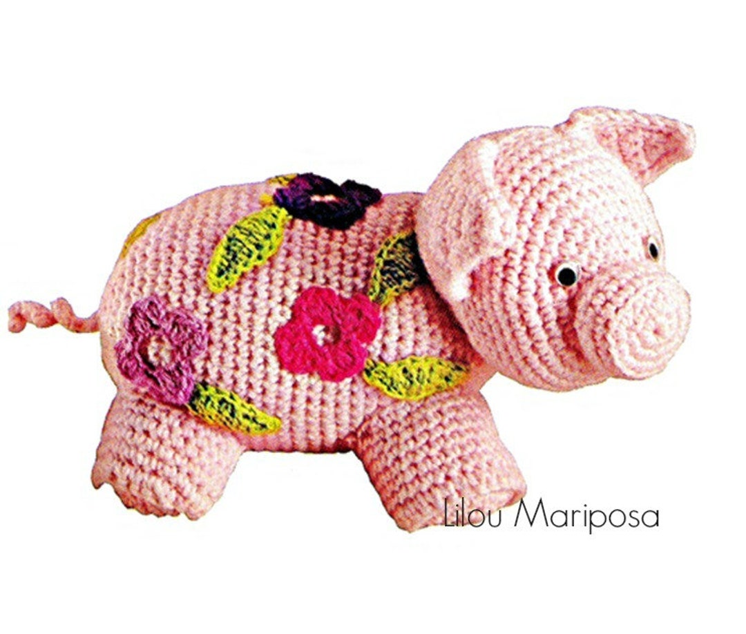 plush animals in crochet vintage spirit chic decoration – kidyhome