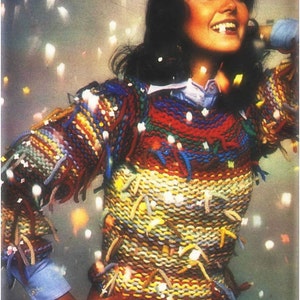 Knitting TOP Pattern Vintage 70s Boho Bohemian Knitting DRESS Pattern Knitting Hat Pattern Knitting Vest Pattern Inside Out ~ 4 PATTERNS