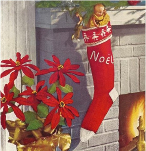 18 Free Knitted Christmas Stocking Patterns