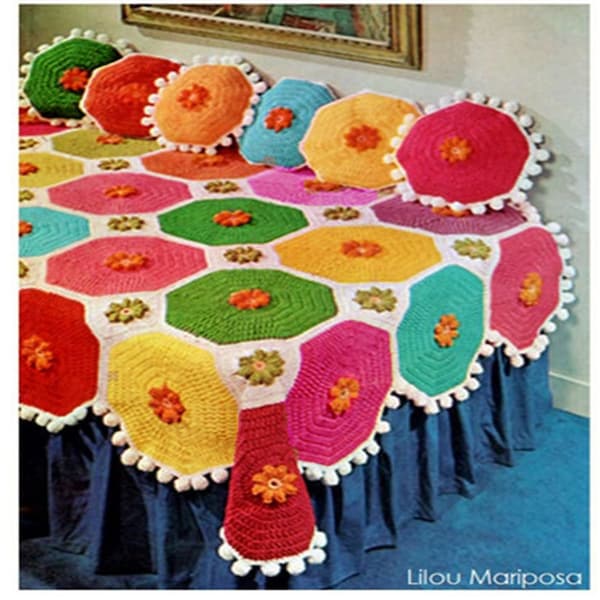 Crochet Bedskirt Etsy