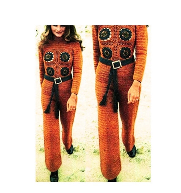 30 Hippie Crochet Patterns for Boho Outfits, Bags, Home Décor, and Gifts 30 Vintage Crochet Hippie Pants and Jumpsuit Pattern