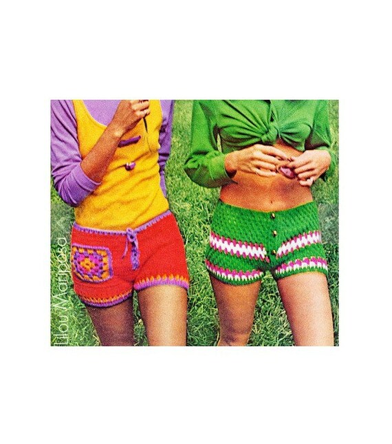 パンツ teloplan Omi Crochet Shorts Crochet Mesh Pair of Shorts - YouTube