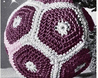 Crochet BALL Pattern Vintage 70s Crochet Baby Soccer Ball Pattern Crochet Toy Pattern