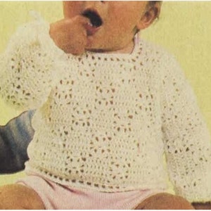 Sueter de online crochet para bebe