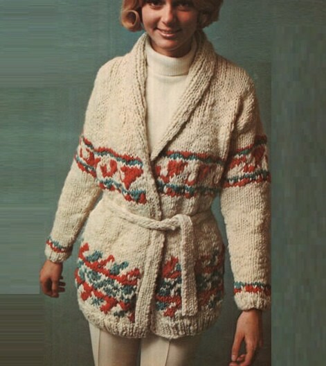 トップス 70s vintage switching knit jacket Authentic Vintage 1970s Knit Jacket! - Etsy