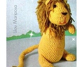 Crochet TOY Pattern Vintage 70s Crochet Lion Toy Pattern Crochet Stuffed Animal Pattern