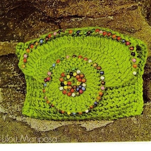 Crochet Bag Pattern Beaded Bag Pattern Crochet Handbag Pattern Crochet Purse Pattern Crochet Clutch Pattern Vintage Pattern