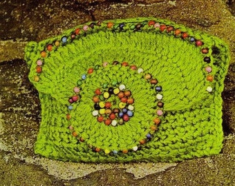 Crochet Bag Pattern Beaded Bag Pattern Crochet Handbag Pattern Crochet Purse Pattern Crochet Clutch Pattern Vintage Pattern