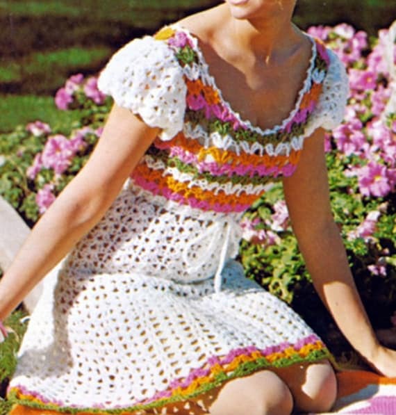 Crochet Dress Pattern Boho Dress Pattern Crochet Sexy Dress