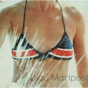 CROCHET BIKINI PATTERN Crochet Swimsuit Pattern Crochet Bikini Top Crochet Pattern Vintage 70s Crochet Bra Crochet Panties