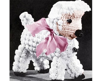 CROCHET TOY PATTERN Vintage Pattern 60s Lamb Pattern Crochet Amigurumi Stuffed Animal Pattern Crochet Lamb Pattern Crochet Sheep Pattern