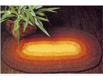 GEHAAKT TAPIJT PATROON Vintage patroon jaren '70 Boho Home Decor