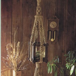 Patron pdf de tejido macrame plantas
