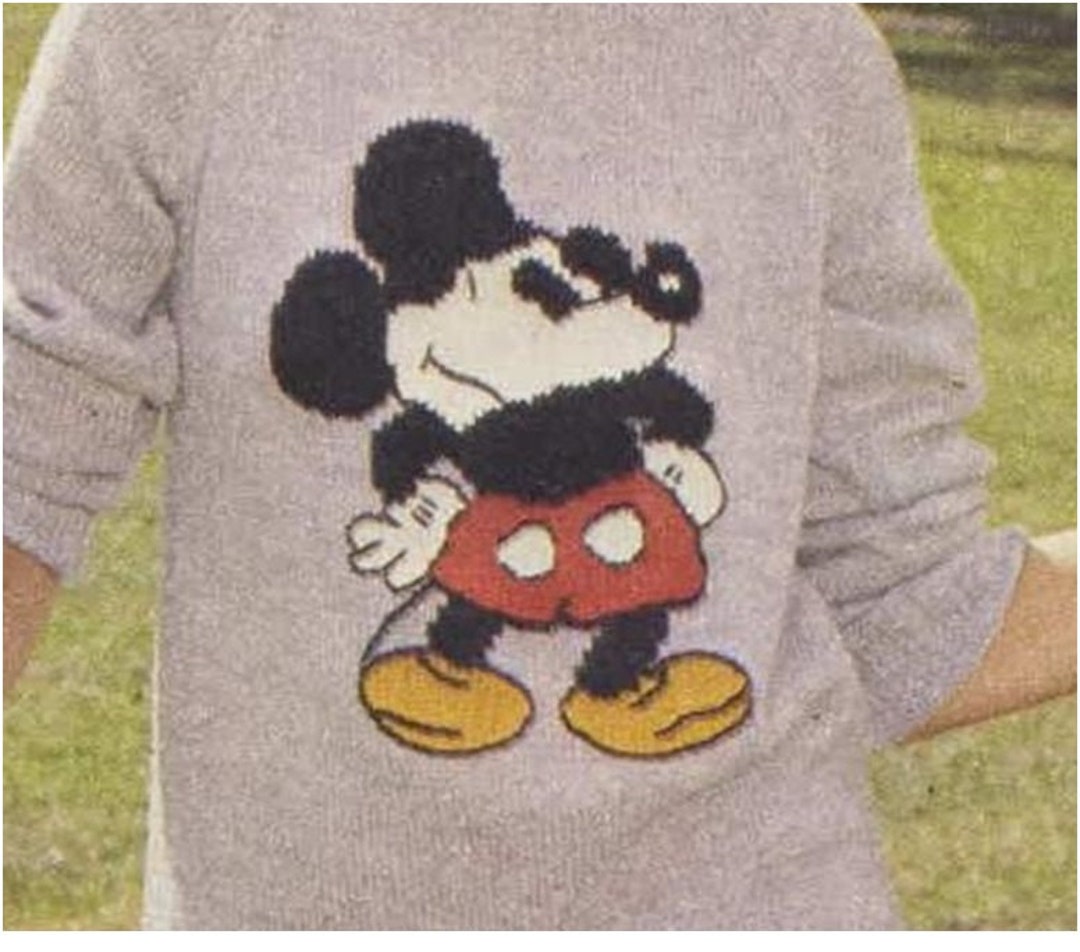 Sueter tejido de mickey mouse sale