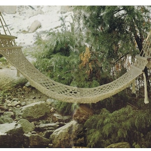 MACRAME HAMMOCK PATTERN Vintage 70s Vintage Handmade Home Decor Bohemian Boho Home Decor Instant Download