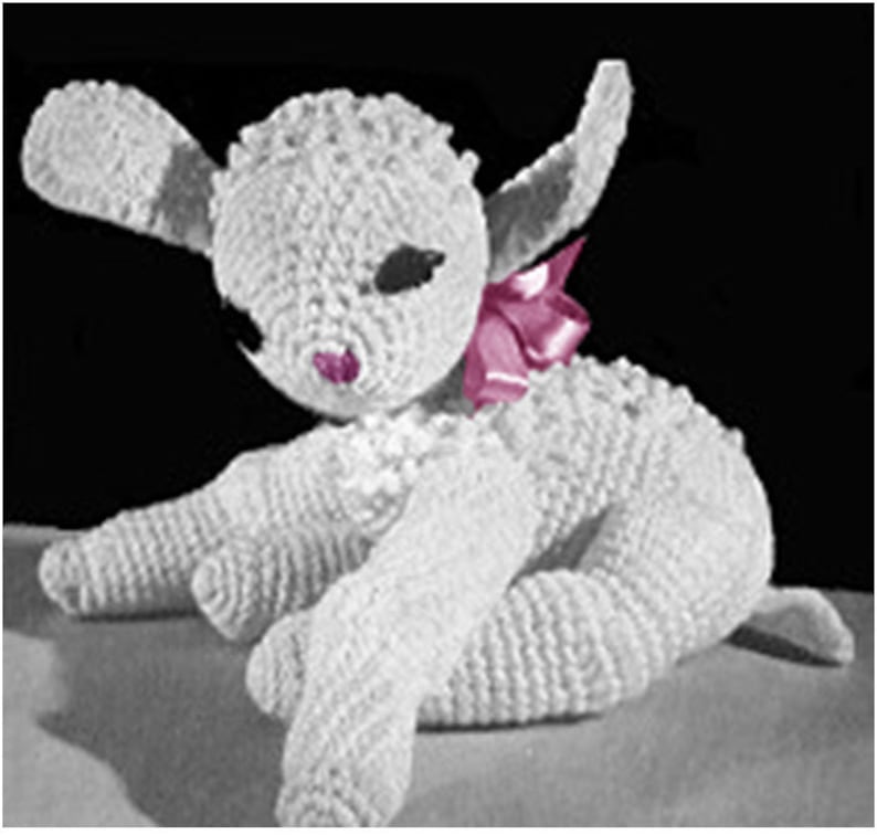 CROCHET TOY PATTERN Vintage Pattern 70s Lamb Pattern Crochet Etsy