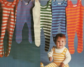 Baby Romper Pattern new born Onesie Pattern baby overall pattern baby clothes pattern KNITTING PATTERN Baby Clothes Pattern