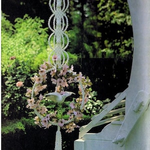 MACRAME PATTERN Vintage 70s Vintage Handmade Wedding Macrame Plant Hanger Macrame Planter Pattern Macrame Bohemian Boho Home Decor
