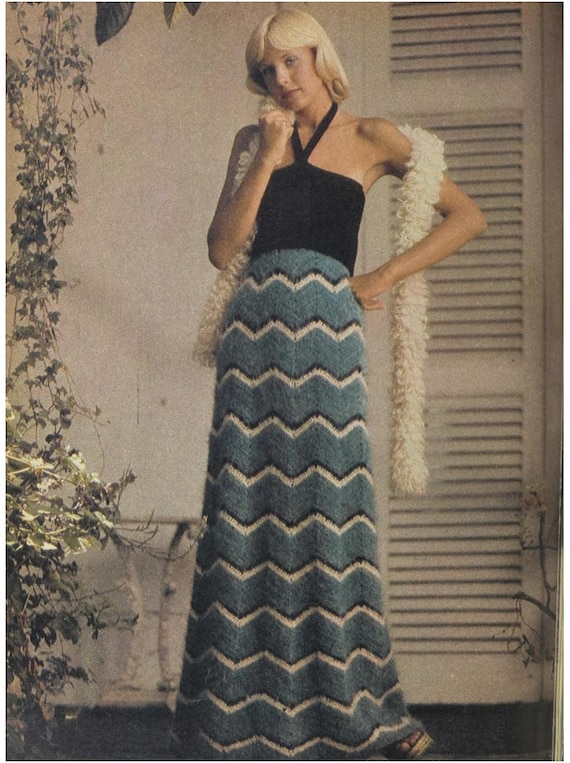 Vintage top crochet skirt