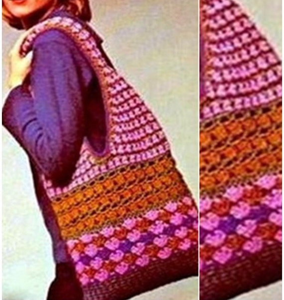 Patrones de bolsas top tejidas a gancho