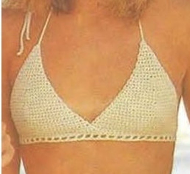 Crochet Bikini Pattern Crochet Swimsuit Pattern Crochet Bra Etsy