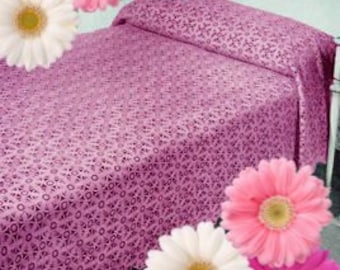 VIRKAT ÖVERKASTMÖNSTER Vintage 70-tals virkad filtmönster Virkat motiv överkastmönster Boho heminredning Direktnedladdning
