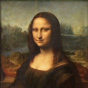 Mona Lisa by Leonardo Da Vinci, in various sizes, Canvas Print, flat print, not framed or stretched