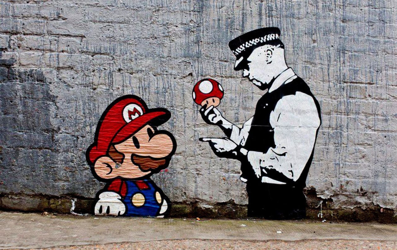 Banksy canvas print, Banksy canvas print,