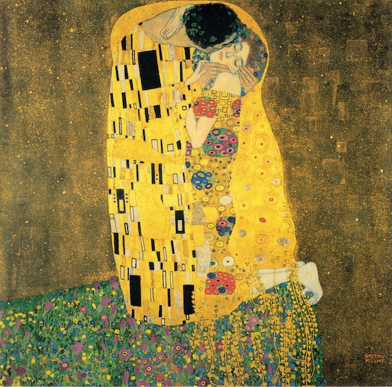 The Kiss by Gustav Klimt, Various Sizes, Giclee Canvas Print