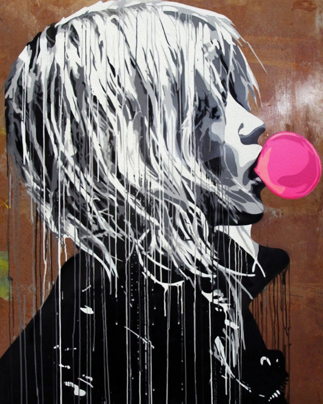 バンクシー Girl blowing Bubbles エスタンプリトグラフ バンクシー Girl blowing Bubbles エスタンプリトグラフ