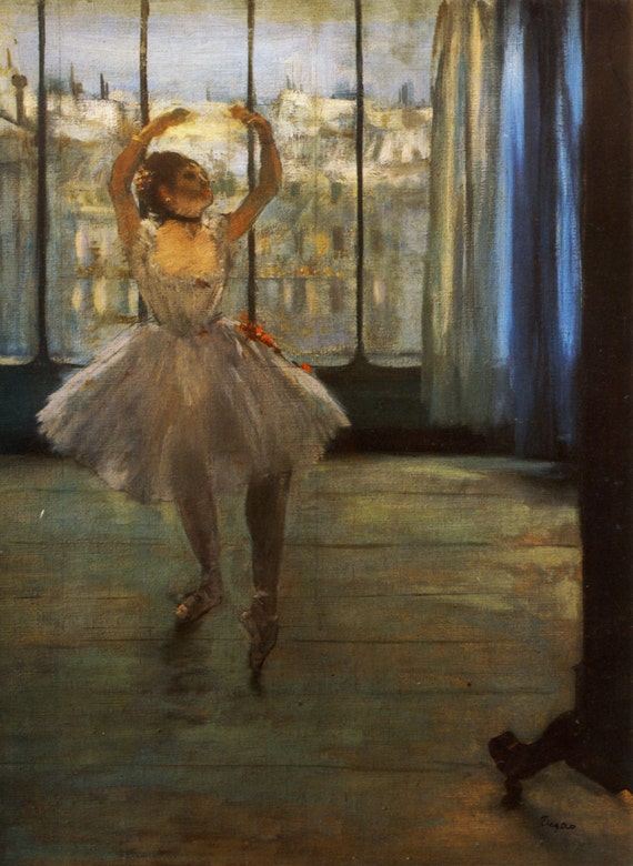 Ballerina davanti a una finestra di Edgar Degas, in varie