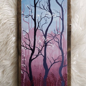 Purple Treescape- Original Painting