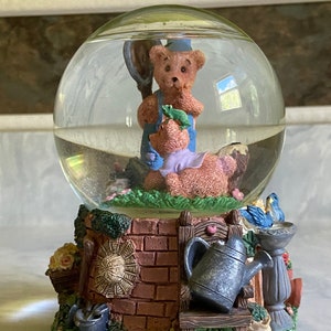 Musical Bear Globe Etsy