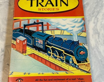 Read Aloud Train Stories 1957 kids book - illustrated by Art Seiden